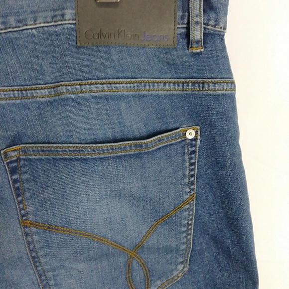 NWT Calvin Klein blue jeans men size 38 X 32 - Picture 3 of 7